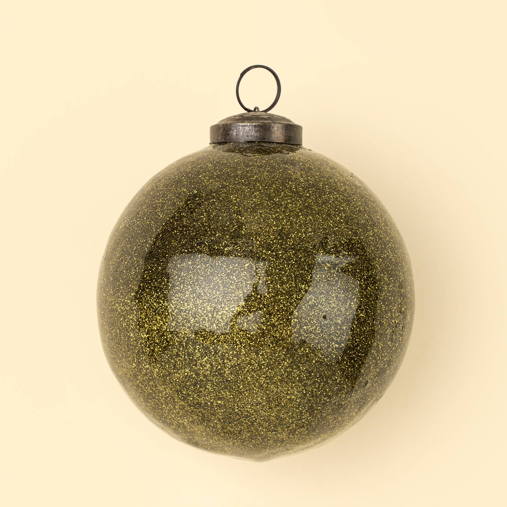 Glitter Ball Moss Orn.