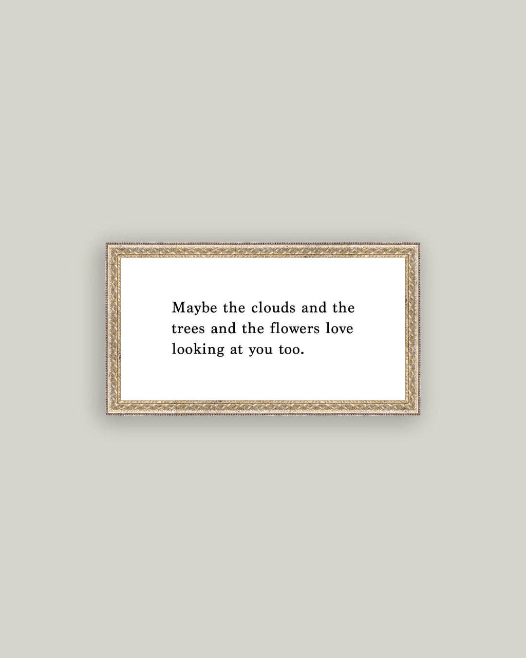 Maybe Framed Antique Print