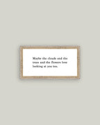 Maybe Framed Antique Print