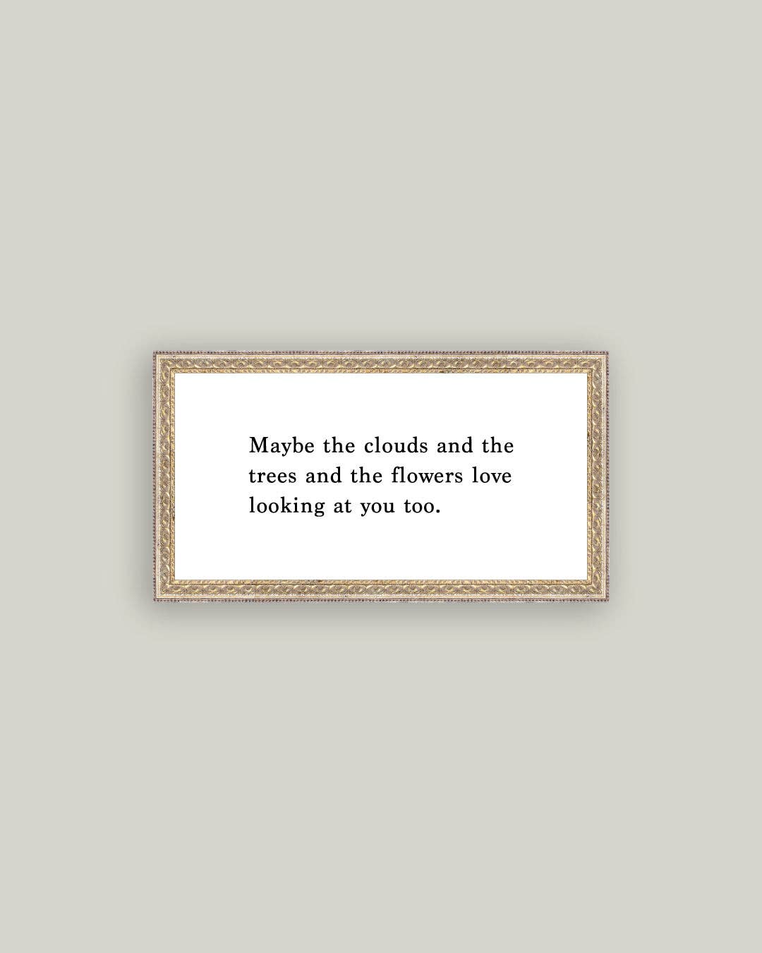 Maybe Framed Antique Print