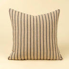 Silas Stripe Pillow Charcoal