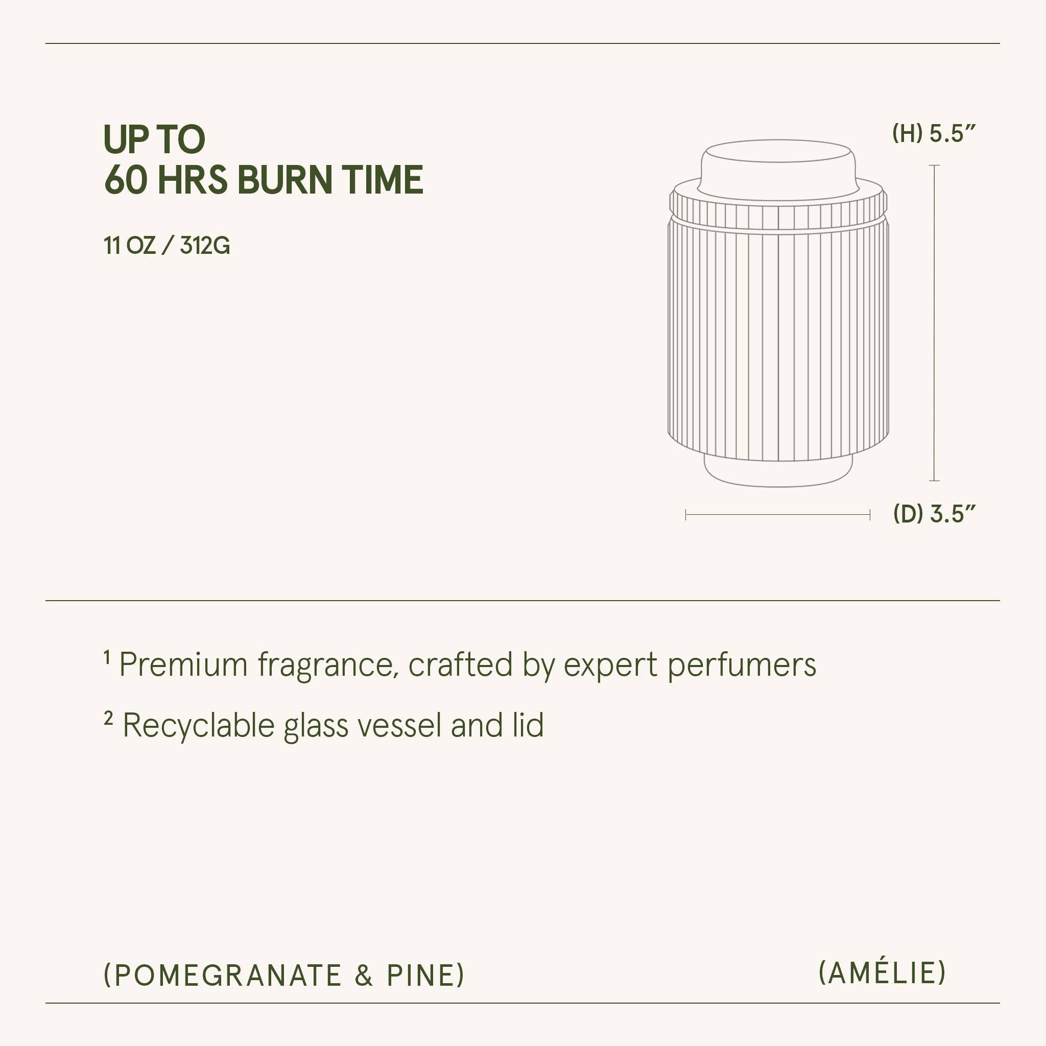 Pomegranate & Pine 11oz