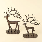 Bronze Reindeer Statue