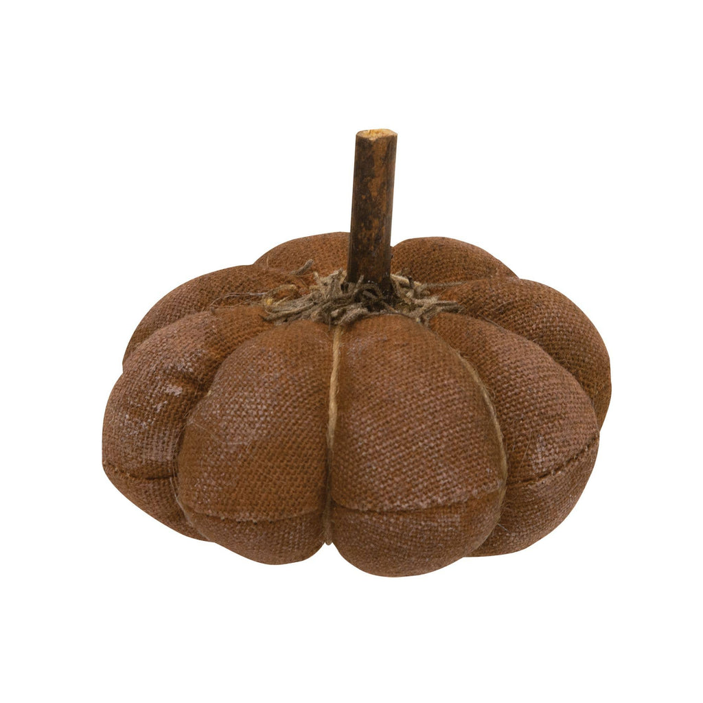 Primitive Pumpkin Decorative Tabletop Object, 2.5"
