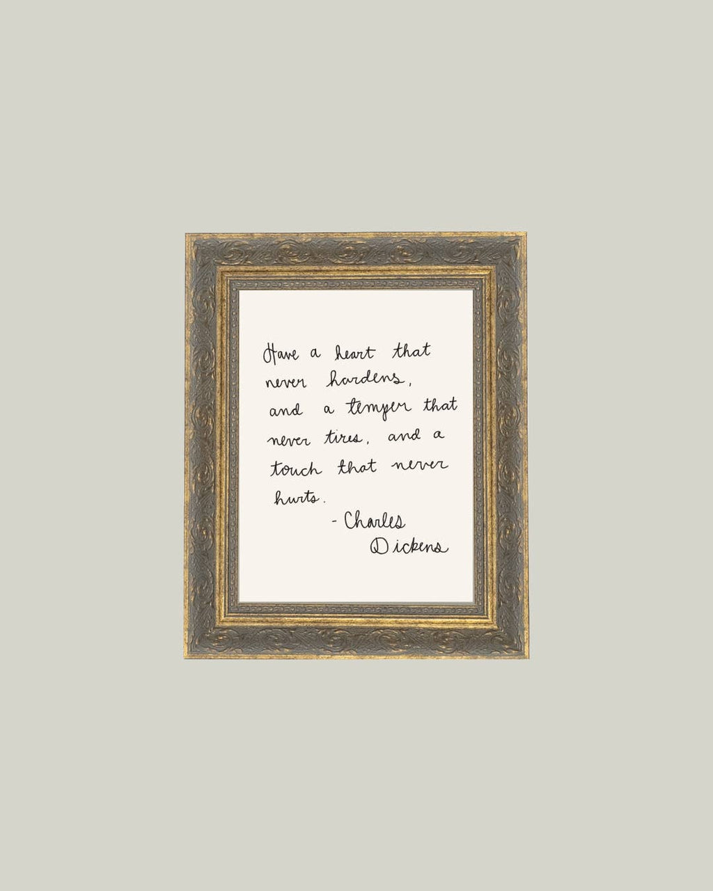 Have A Heart Framed Antique Print
