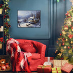 Winter Sleigh Ride Lighted Wall Art