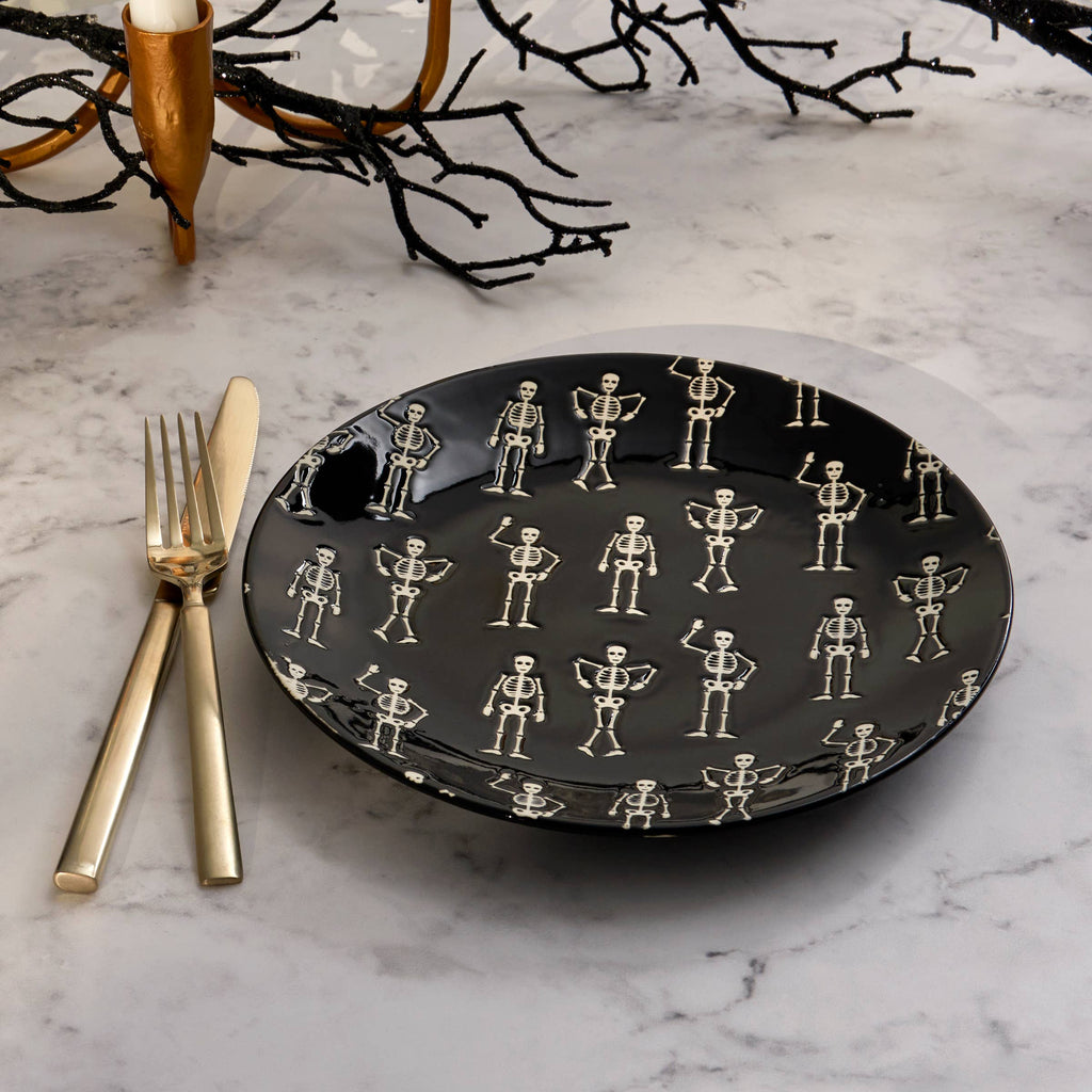 Skeletons Salad Plate