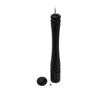 Black Rubberwood Salt & Pepper Mill – 20" Modern Grinder
