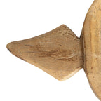 Bleached Found Wood Bowl With Handle