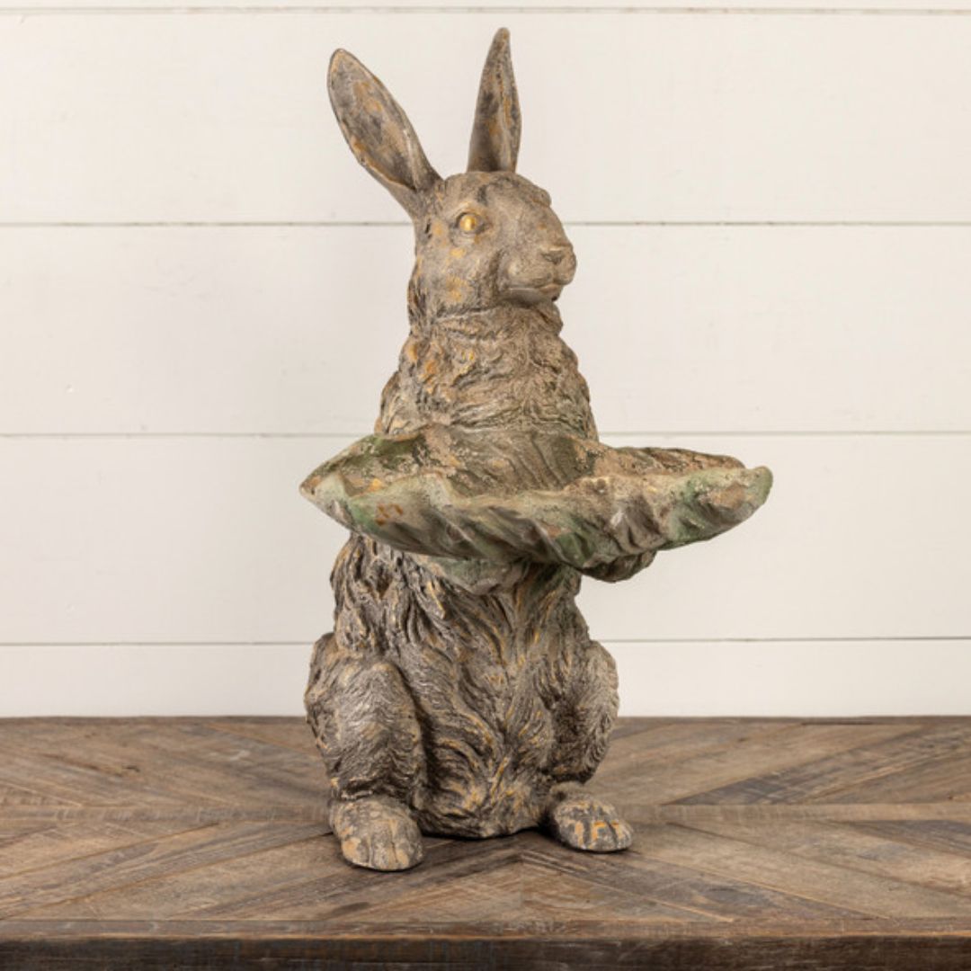 Rabbit Bird Bath