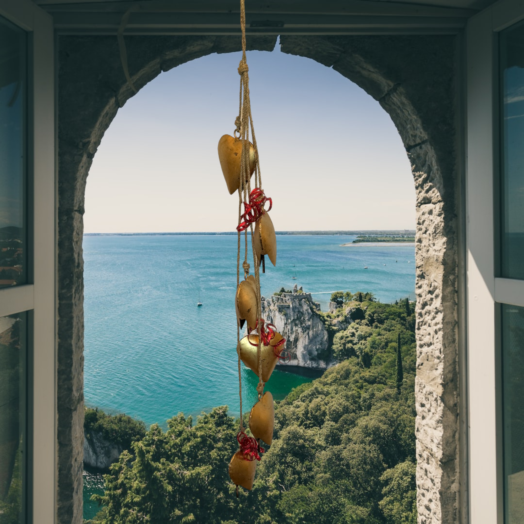 Valentine's Heart Bell Chime