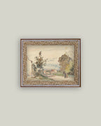 The Road From Versailles Framed Antique Art