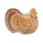 Harvest Turkey Shaped Paper Plates