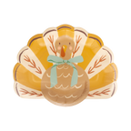 Gobble Turkey Shaped Paper Plates