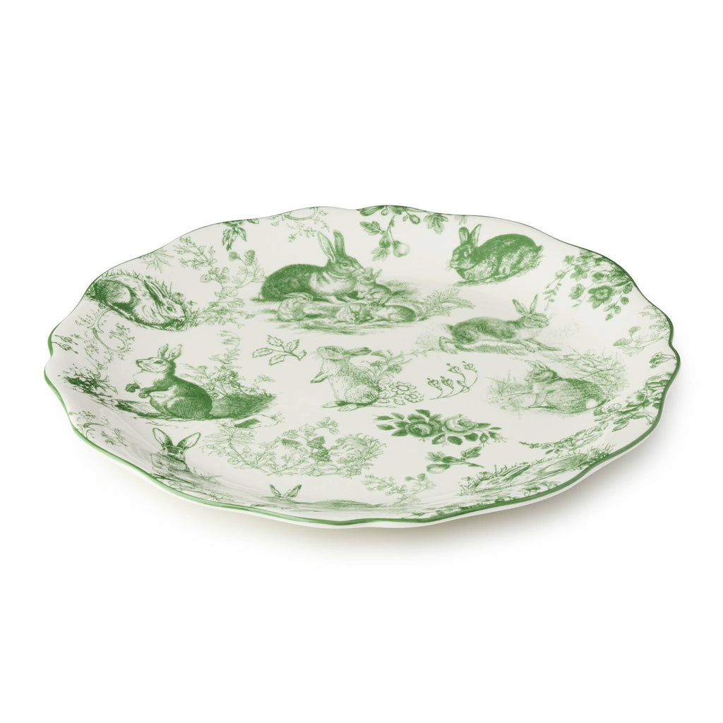 Le Jardin Round Platter 13in