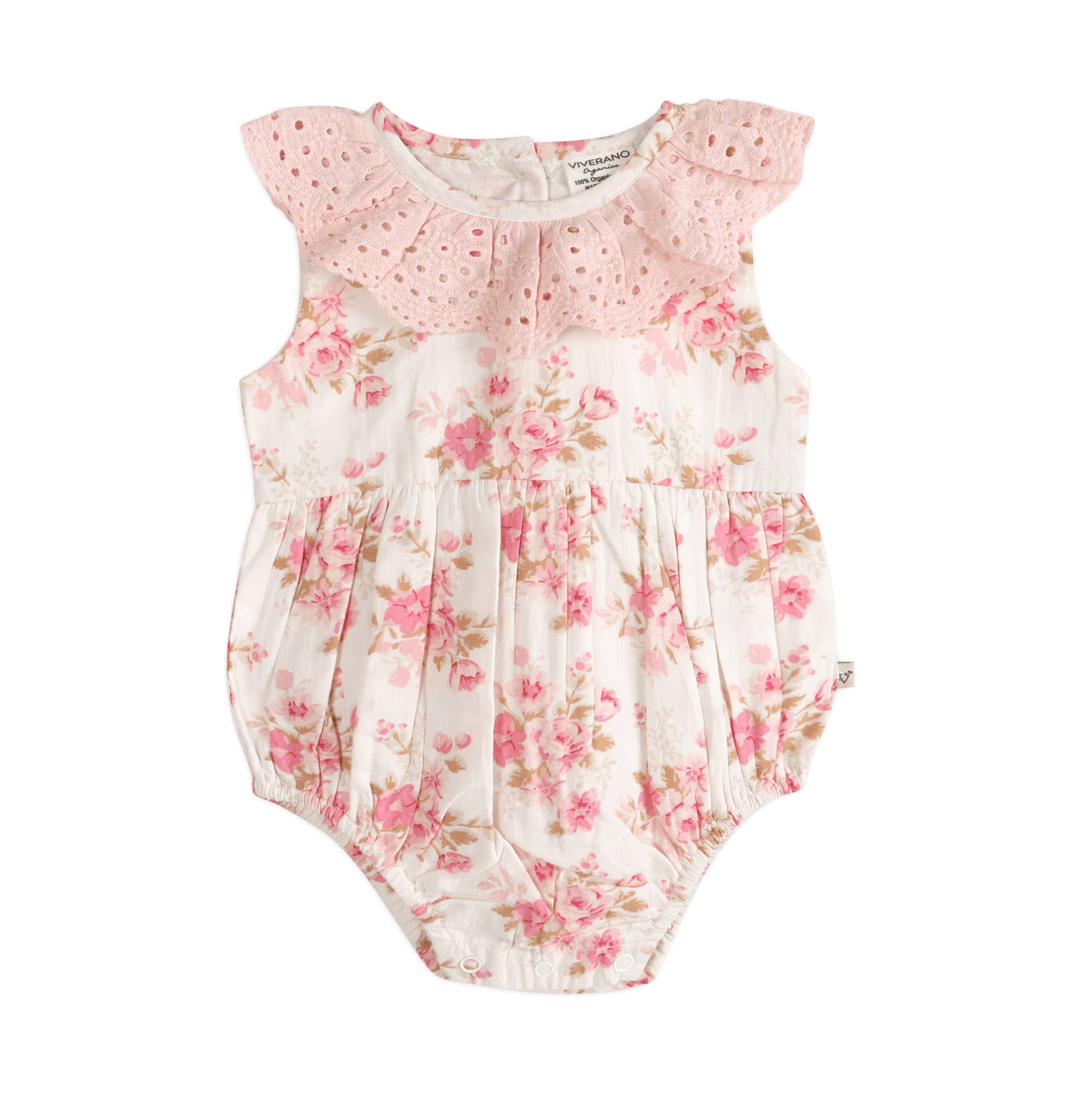 Nova Floral Baby Romper + Headband