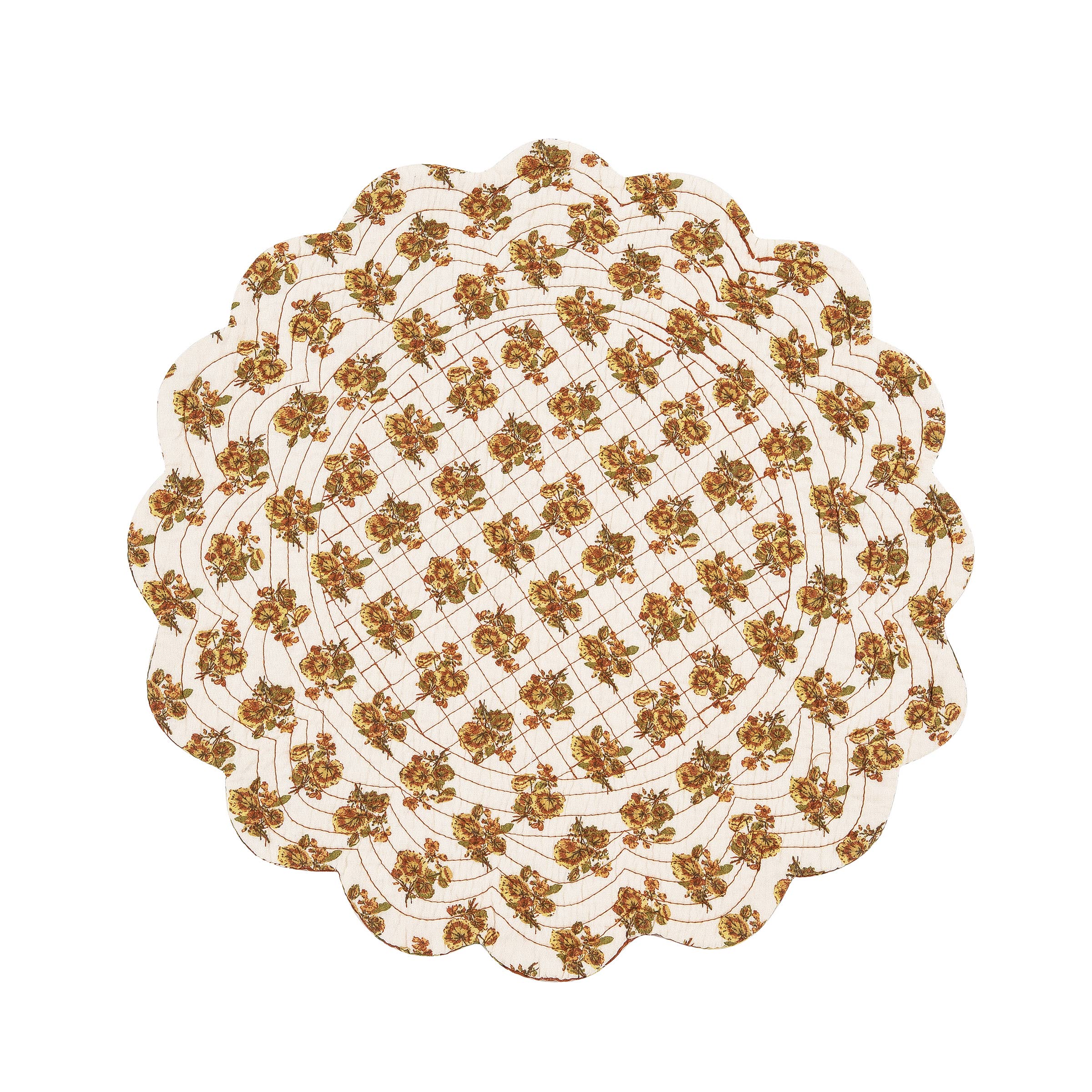 Fall Estelle Floral Round Placemat