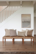 20x20 Vera Luxe Velvet Pillow, Birch