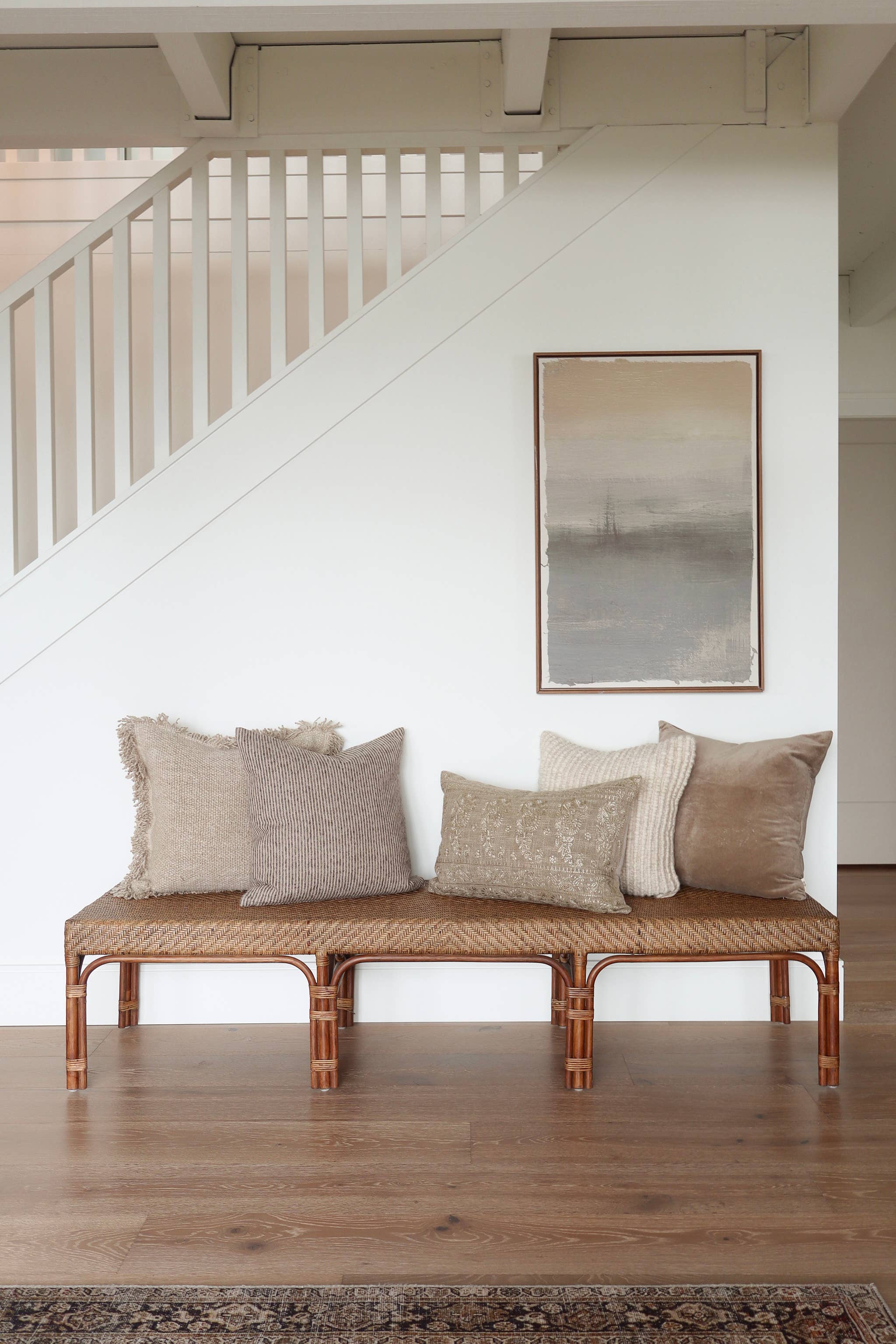 20x20 Vera Luxe Velvet Pillow, Birch