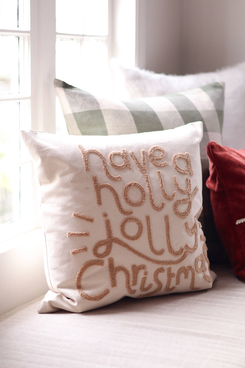 20x20 Jolly Christmas Pillow