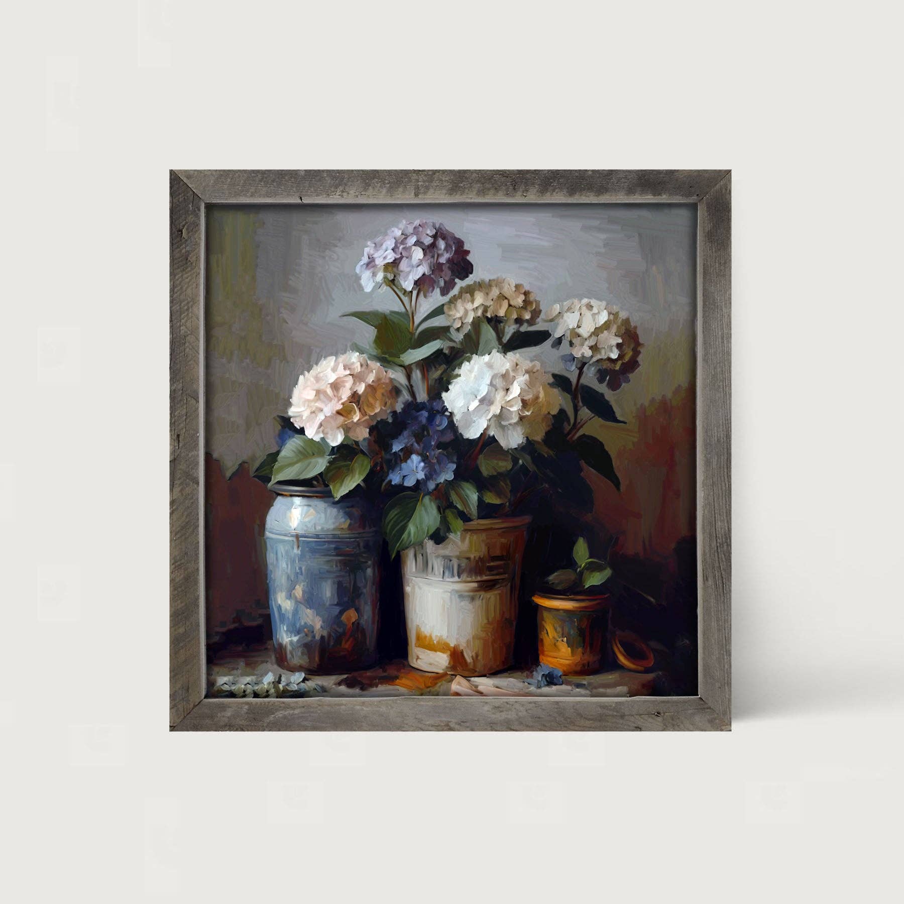 Rustic Hydrangeas