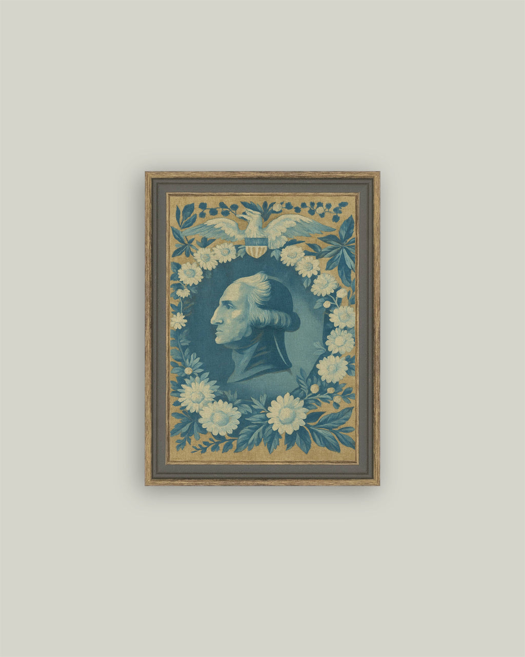 Portrait Wreathed in Blue