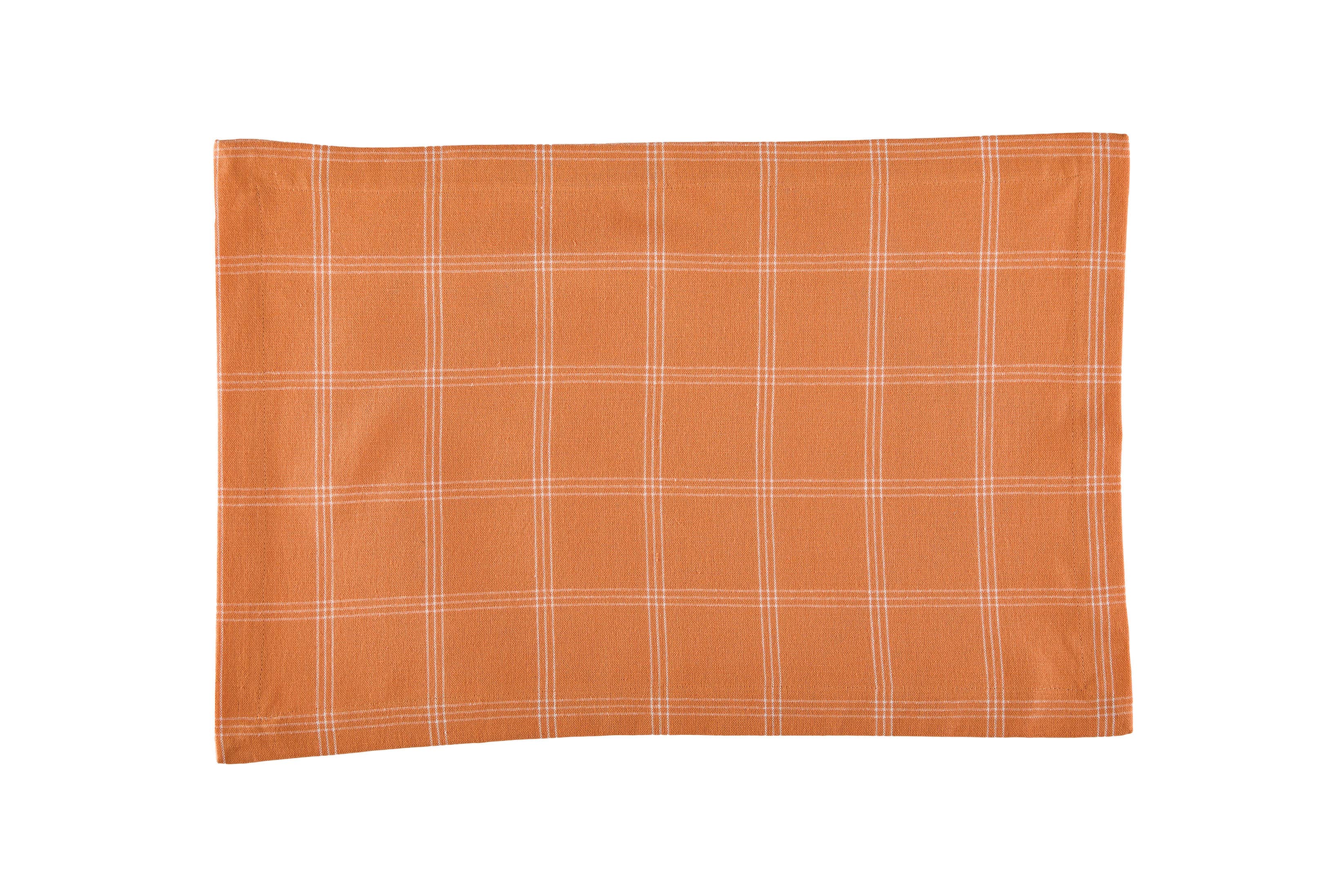 Hazel Pumpkin-Grid Placemat
