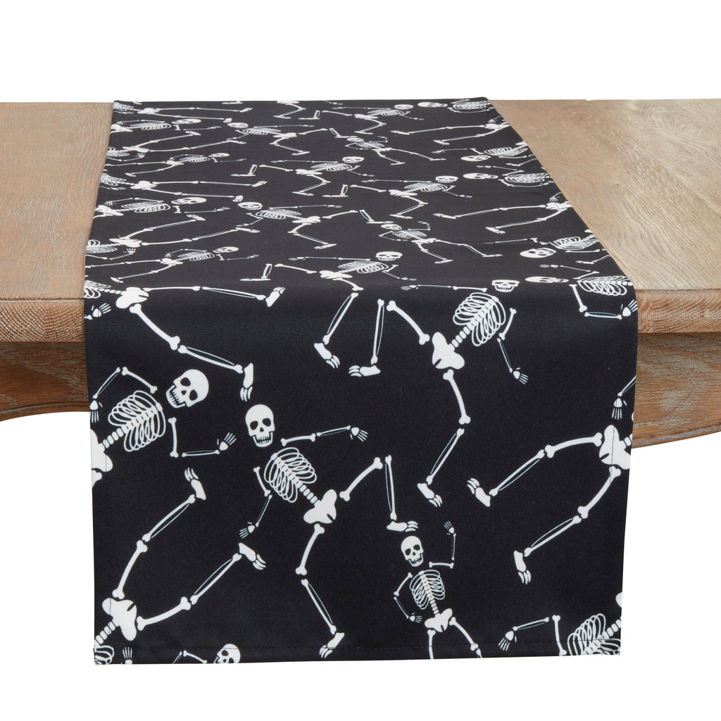 Spooky Skeletons Table Runner