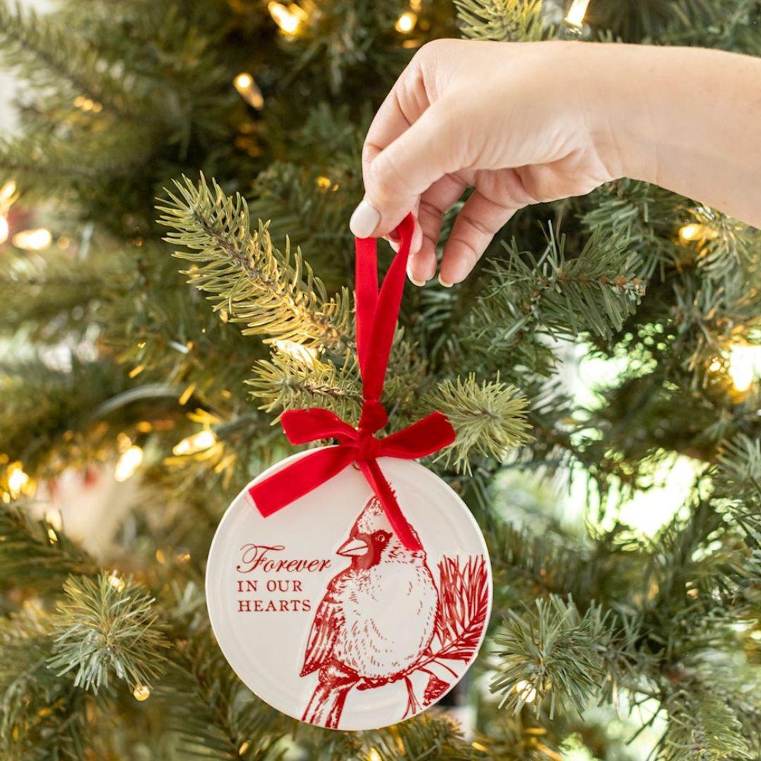 Cardinal Disc Ornament