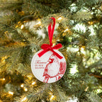Cardinal Disc Ornament
