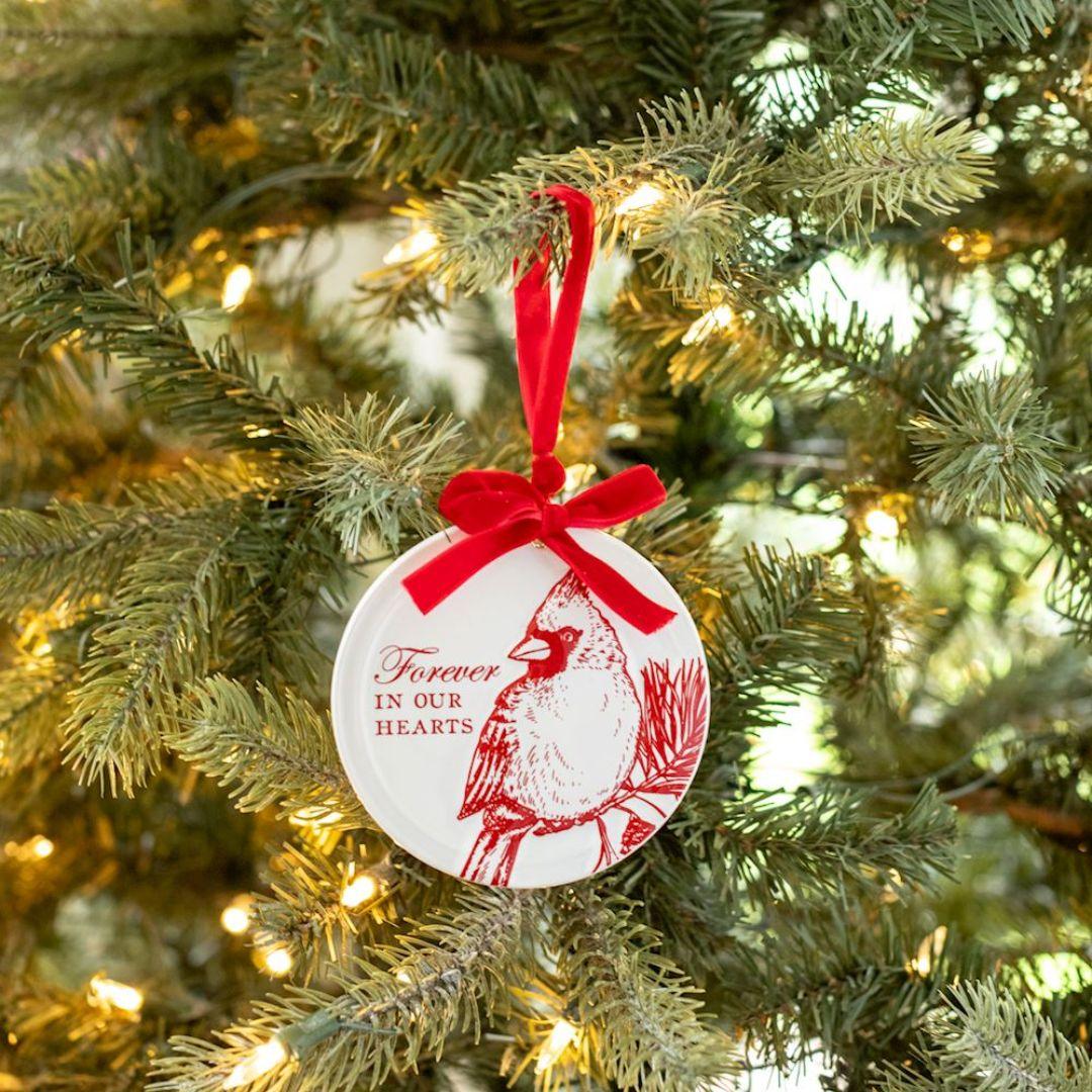 Cardinal Disc Ornament