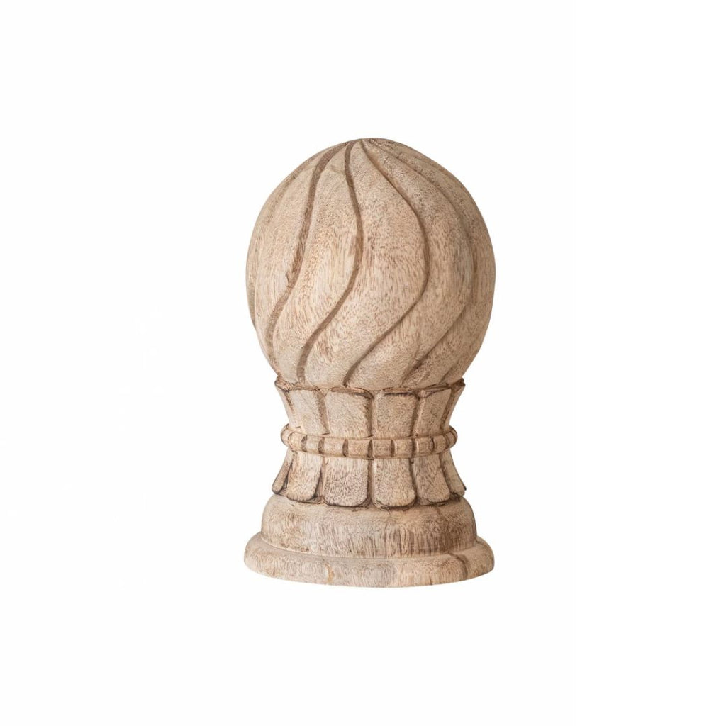 Carved Mango Wood Finials