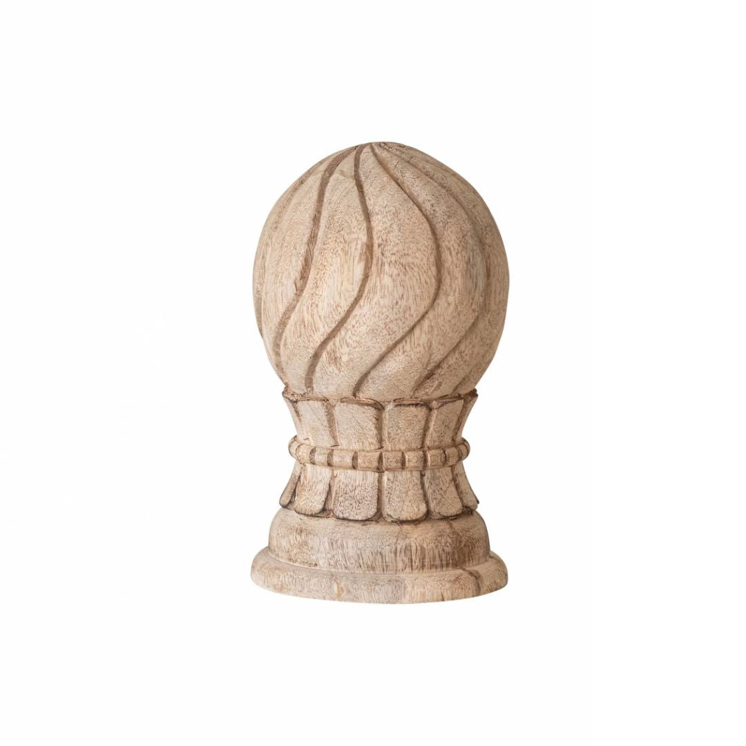 Carved Mango Wood Finials