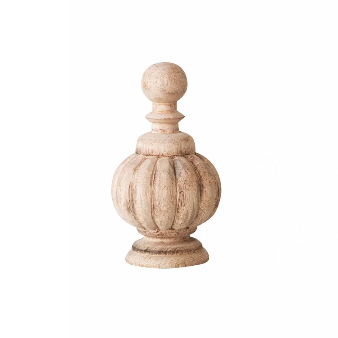Carved Mango Wood Finials