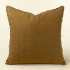 24x24 Lina Linen Pillow Gold