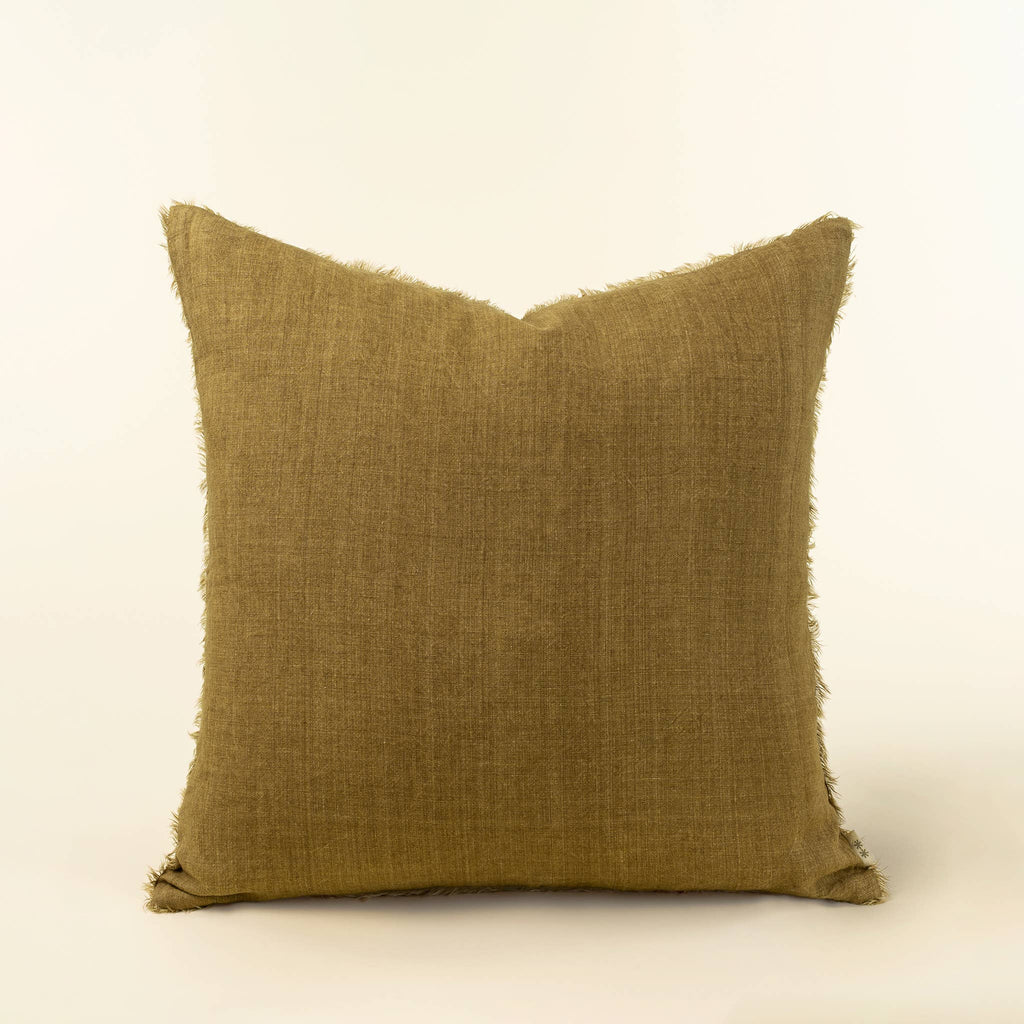 20x20 Lina Linen Pillow Tawny