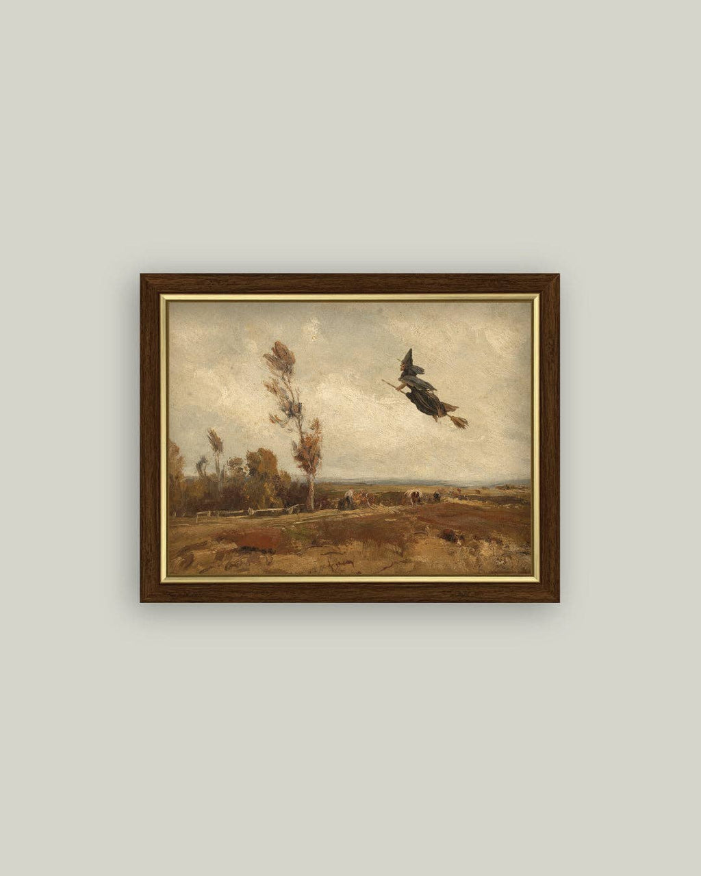 Witch Over an Autumn Sky