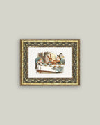 Tea Party with the Mad Hatter Framed Antique Art