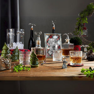 Holiday Toile Metal Christmas Spreader