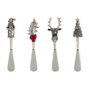 Holiday Toile Metal Christmas Spreader
