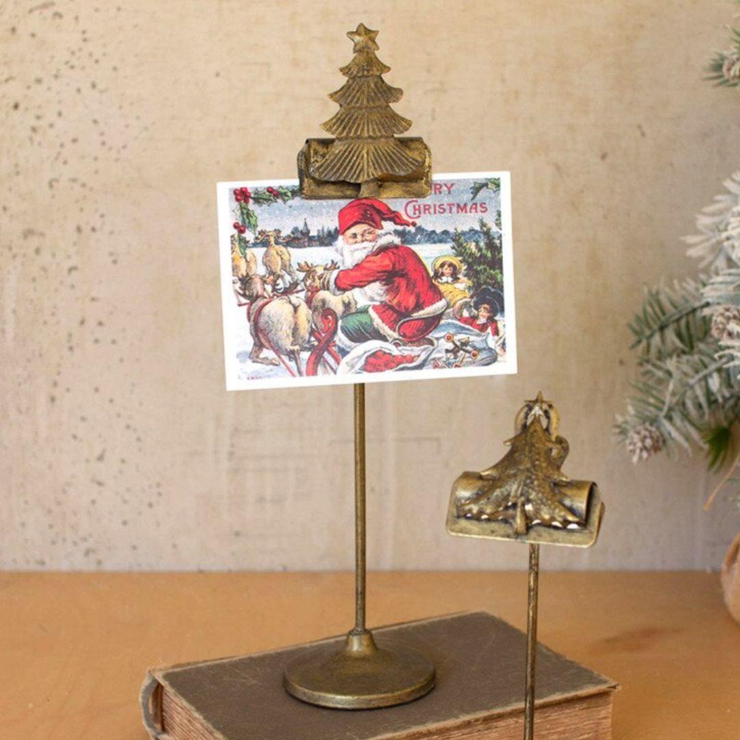 Christmas Tree Card Clip - Large