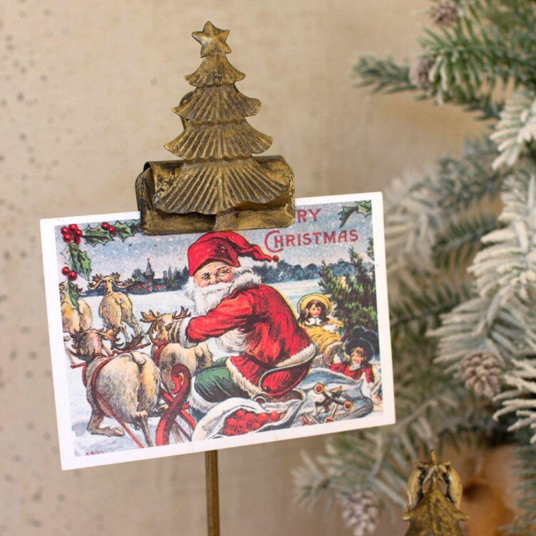 Christmas Tree Card Clip - Large