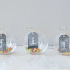 Clear Sphere Bud Flower Vase