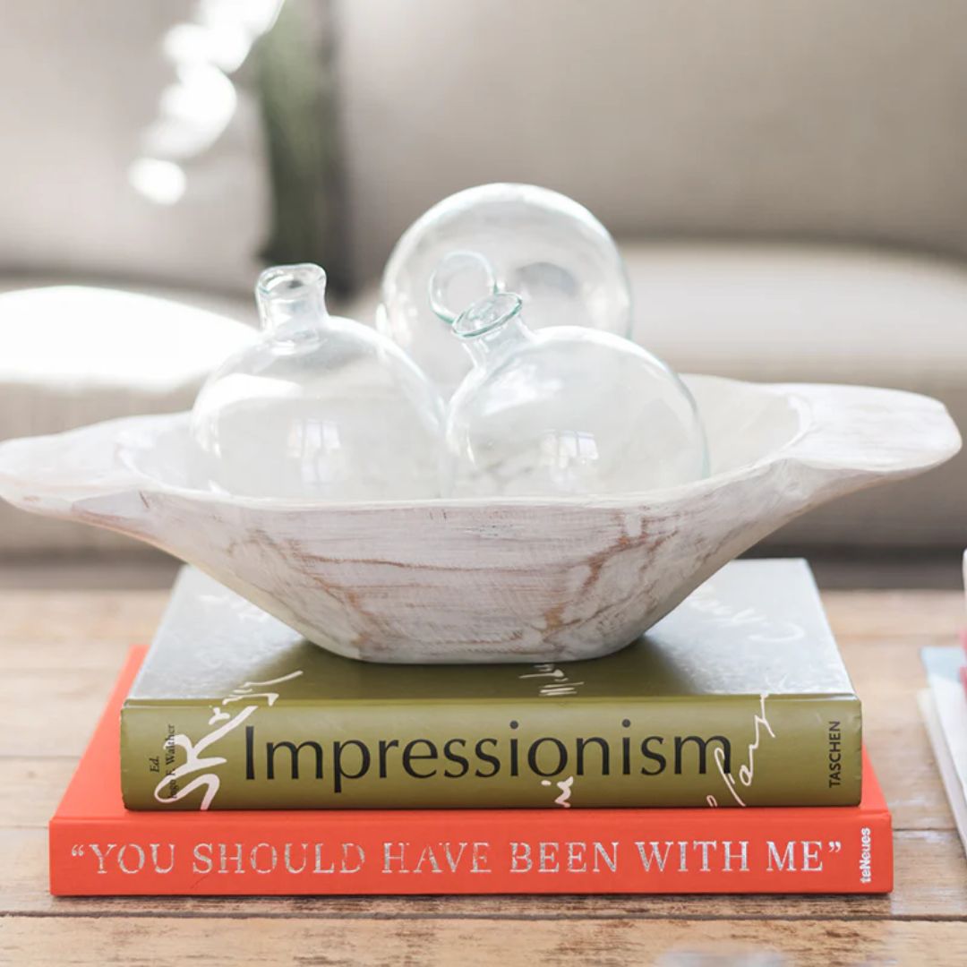 Clear Sphere Bud Flower Vase