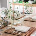 Clear Wine Glass Flower Vase - Medium