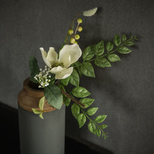 Cream Magnolia & Berry Pick - Faux Floral Decor
