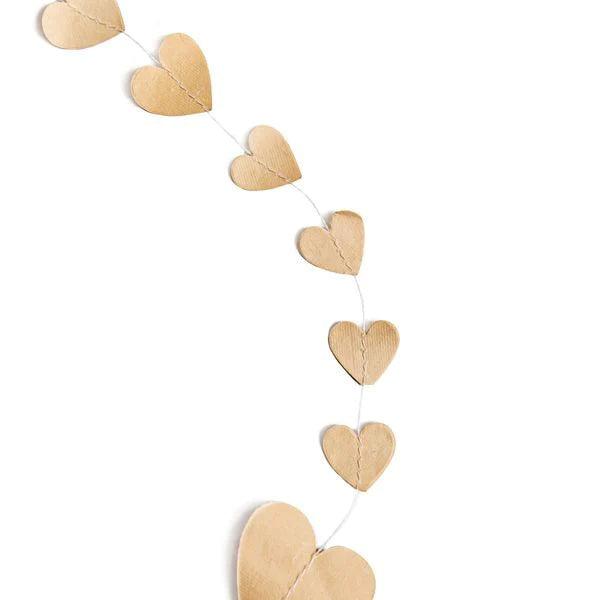 Heart Garland-Beige
