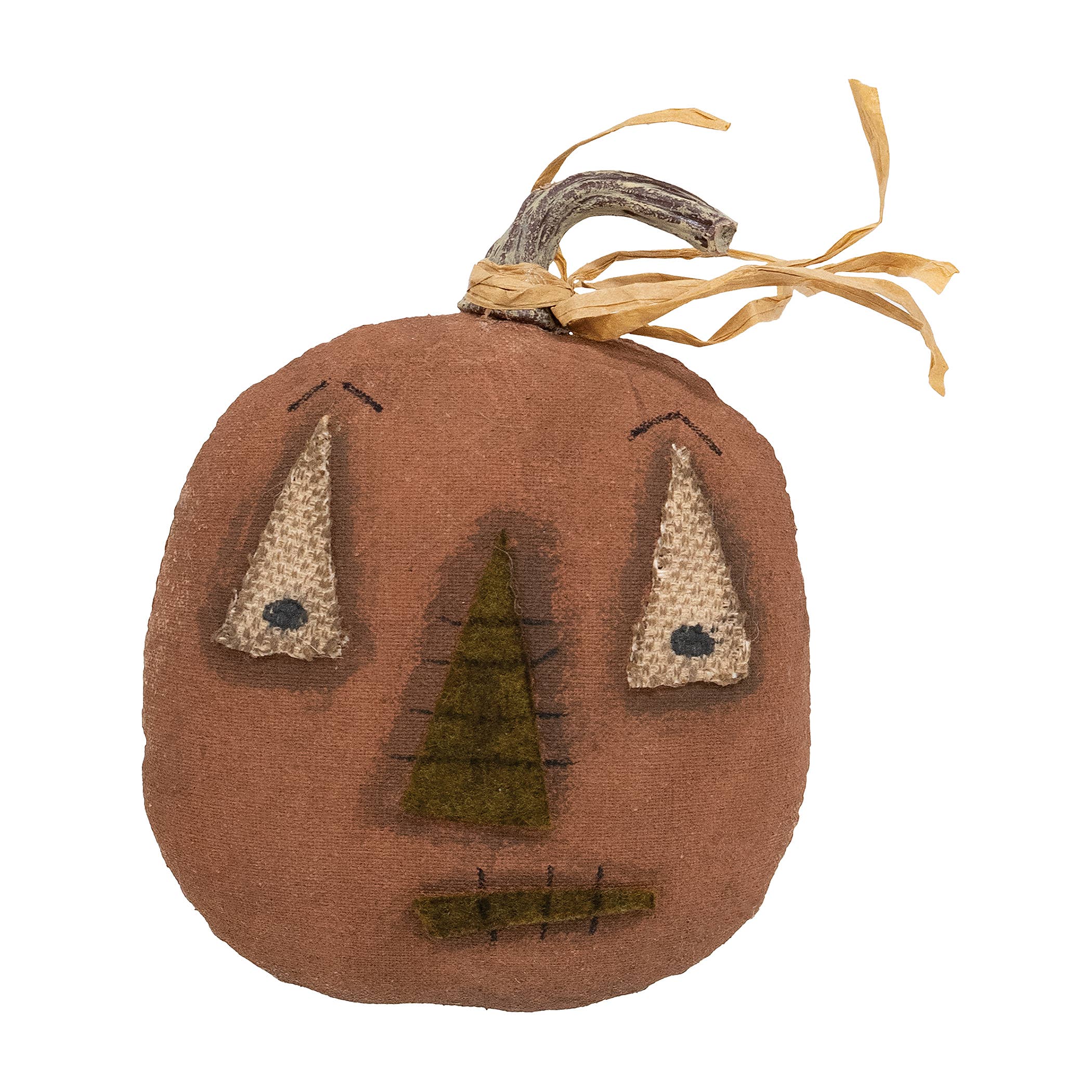 Stuffed Primitive Jack Head Sitter - 6"H