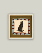 Watchful Black Cat