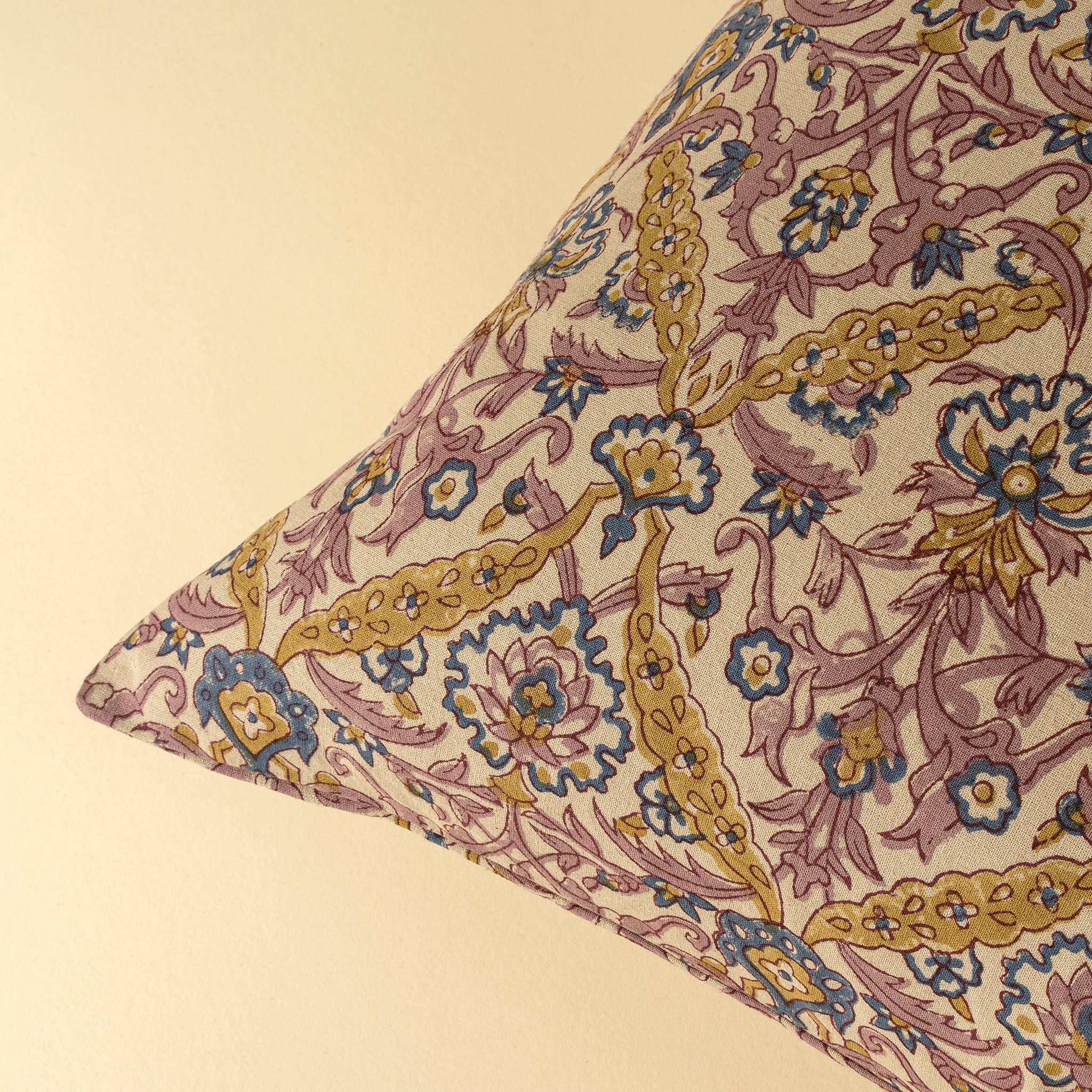 20x20 Luna Vine Block Print Pillow